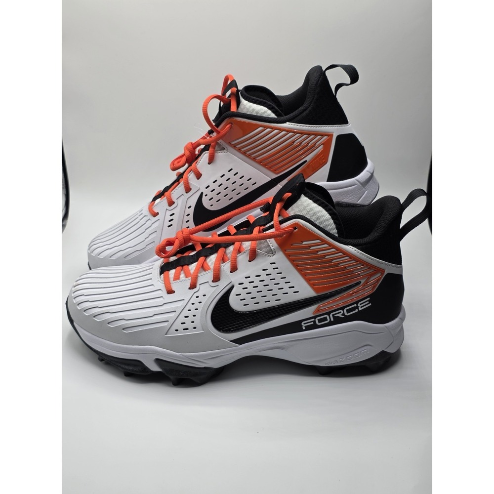 Nike Men 15 Force Savage Pro 3 Shark PE White/Crimson Football Cleats FJ8163-106